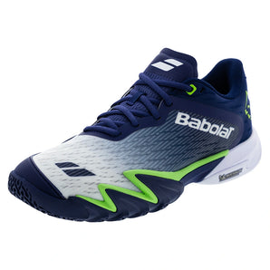 Men's Premura 3 Lebron Padel Shoes Blue Depths and Green Flash,Footwear,Babolat,Blue Depths/Green Flash,6.5,Tennis Express,3A0F26C908-4146copy
