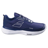 Men's SFX Evo Tennis Shoes Dark Blue and White-Footwear-Babolat-3A0S25A555-4131-Tennis Express