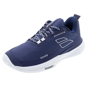 Men's SFX Evo Tennis Shoes Dark Blue and White-Footwear-Babolat-3A0S25A555-4131S25-Tennis Express