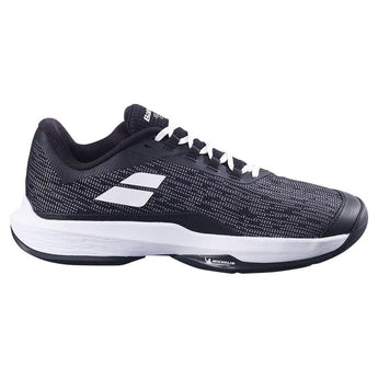 Men's Jet Tere 2 Tennis Shoes Black and White-Footwear-Babolat-3A0S25A649-2001S25-1-Tennis Express