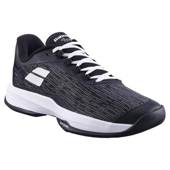 Men's Jet Tere 2 Tennis Shoes Black and White-Footwear-Babolat-3A0S25A649-2001S25-Tennis Express