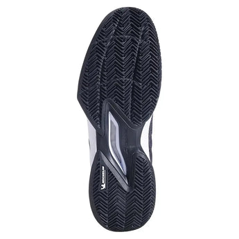 Men's Jet Tere 2 Clay Tennis Shoes Black and White-Footwear-Babolat-3A0S25A650-2-Tennis Express
