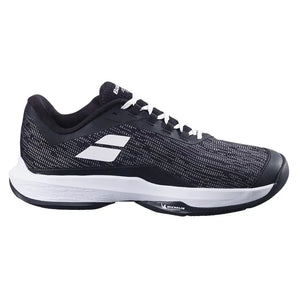 Men's Jet Tere 2 Clay Tennis Shoes Black and White-Footwear-Babolat-3A0S25A650-Tennis Express