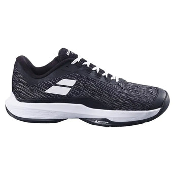 Men's Jet Tere 2 Clay Tennis Shoes Black and White-Footwear-Babolat-3A0S25A650-Tennis Express