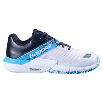 Men's Movea Padel Shoes White and Cyan Blue-Footwear-Babolat-3A0S25B571-1102-3-Tennis Express