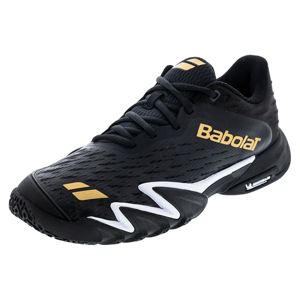 Men's Premura 3 Padel Shoes Black and Gold-Footwear-Babolat-3A0S26B752-2031copy-Tennis Express