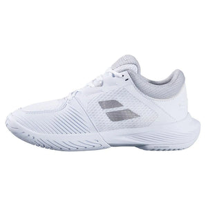 Women's SFX 4 Tennis Shoes White and Silver-Footwear-Babolat-3A1S25A530-1019S25-2-Tennis Express