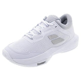 Women's SFX 4 Tennis Shoes White and Silver-Footwear-Babolat-3A1S25A530-1019S25-2_e8aaa6da-8011-4af7-a9bf-fd81c2a6bd5f-Tennis Express