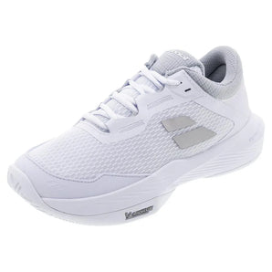 Women's SFX 4 Tennis Shoes White and Silver-Footwear-Babolat-3A1S25A530-1019S25-2_e8aaa6da-8011-4af7-a9bf-fd81c2a6bd5f-Tennis Express
