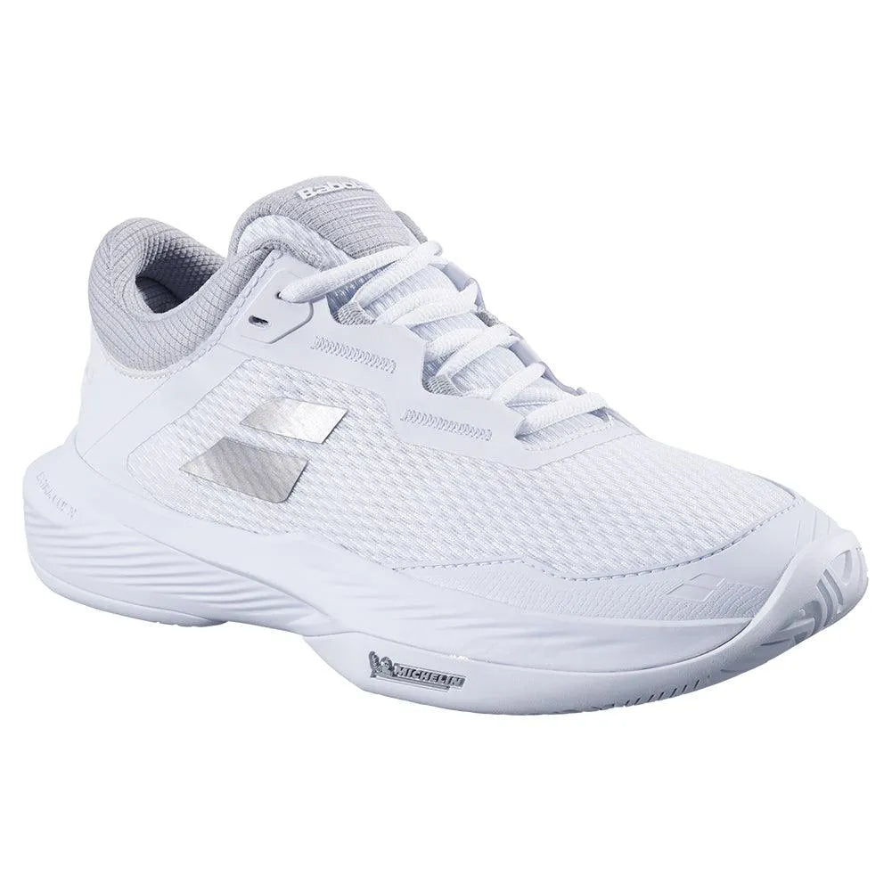 Women's SFX 4 Tennis Shoes White and Silver – Tennis Express