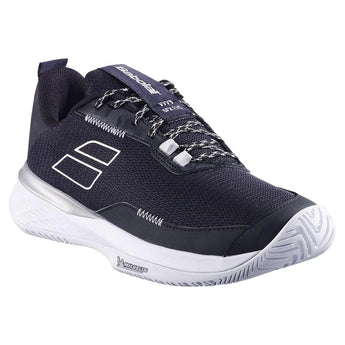 Women's SFX Evo Tennis Shoes Black and Silver-Footwear-Babolat-3A1S25A556-2007S25-Tennis Express