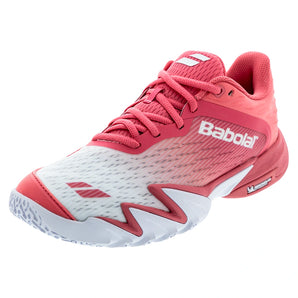 Women's Premura 3 Padel Shoes Sun Kissed Coral,Footwear,Babolat,Sun Kissed Coral,6.5,Tennis Express,3A1S26B753-5074copy