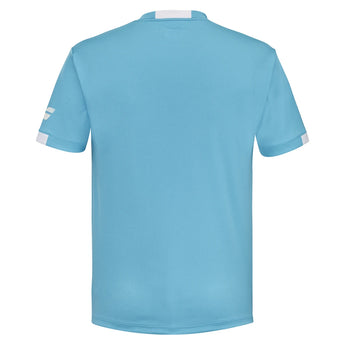 Boys' Play Crew Neck Tennis Top Cyan Blue-Apparel-Babolat-, [current_file_name-Tennis Express