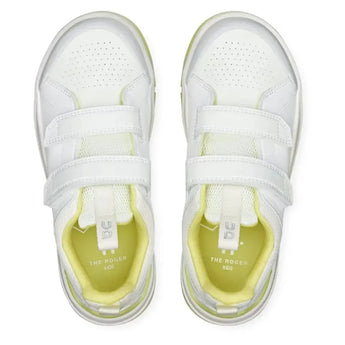 Juniors' THE ROGER Tennis Shoes White and Limelight-Footwear-On-3KE10010124-F25-5-Tennis Express