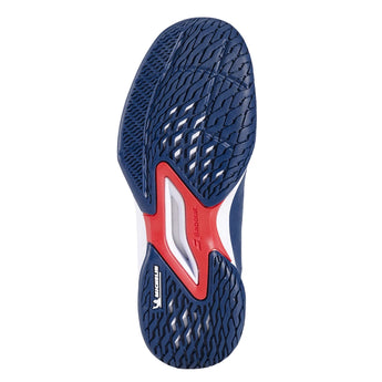 Juniors' Propulse 3 Tennis Shoes Estate Blue and White,Footwear,Babolat,,,Tennis Express,3KJ2S25A478-4001S25-5_webp