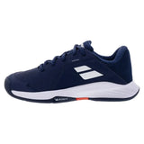 Juniors' Propulse 3 Tennis Shoes Estate Blue and White-Footwear-Babolat-3KJ2S25A478-4001S2501copy-Copy-Tennis Express