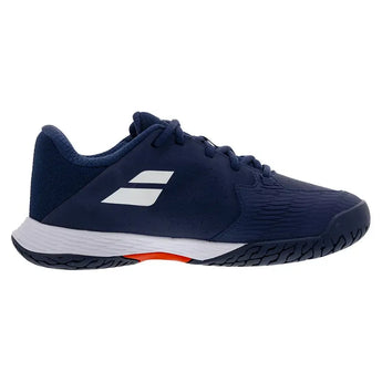 Juniors' Propulse 3 Tennis Shoes Estate Blue and White-Footwear-Babolat-3KJ2S25A478-4001S2502copy-Copy-Tennis Express