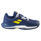 Juniors' Jet Mach 3 Tennis Shoes Sodalite Blue-Footwear-Babolat-3KJ2S25A648-4118S25-1-Tennis Express