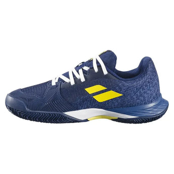 Juniors' Jet Mach 3 Tennis Shoes Sodalite Blue-Footwear-Babolat-3KJ2S25A648-4118S25-2-Tennis Express