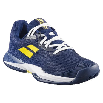 Juniors' Jet Mach 3 Tennis Shoes Sodalite Blue-Footwear-Babolat-3KJ2S25A648-4118S25-y-Tennis Express