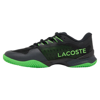 Men's AG-LT Ultra CC Padel Shoes Black and Green,Footwear,Lacoste,,,Tennis Express,3K_52SMA0187_1B4_2