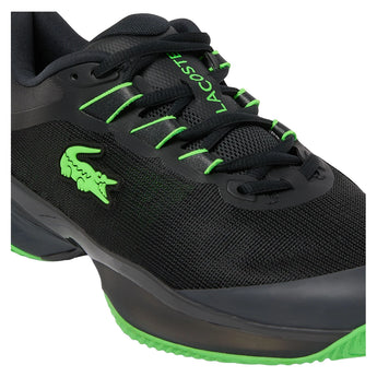 Men's AG-LT Ultra CC Padel Shoes Black and Green,Footwear,Lacoste,,,Tennis Express,3K_52SMA0187_1B4_8