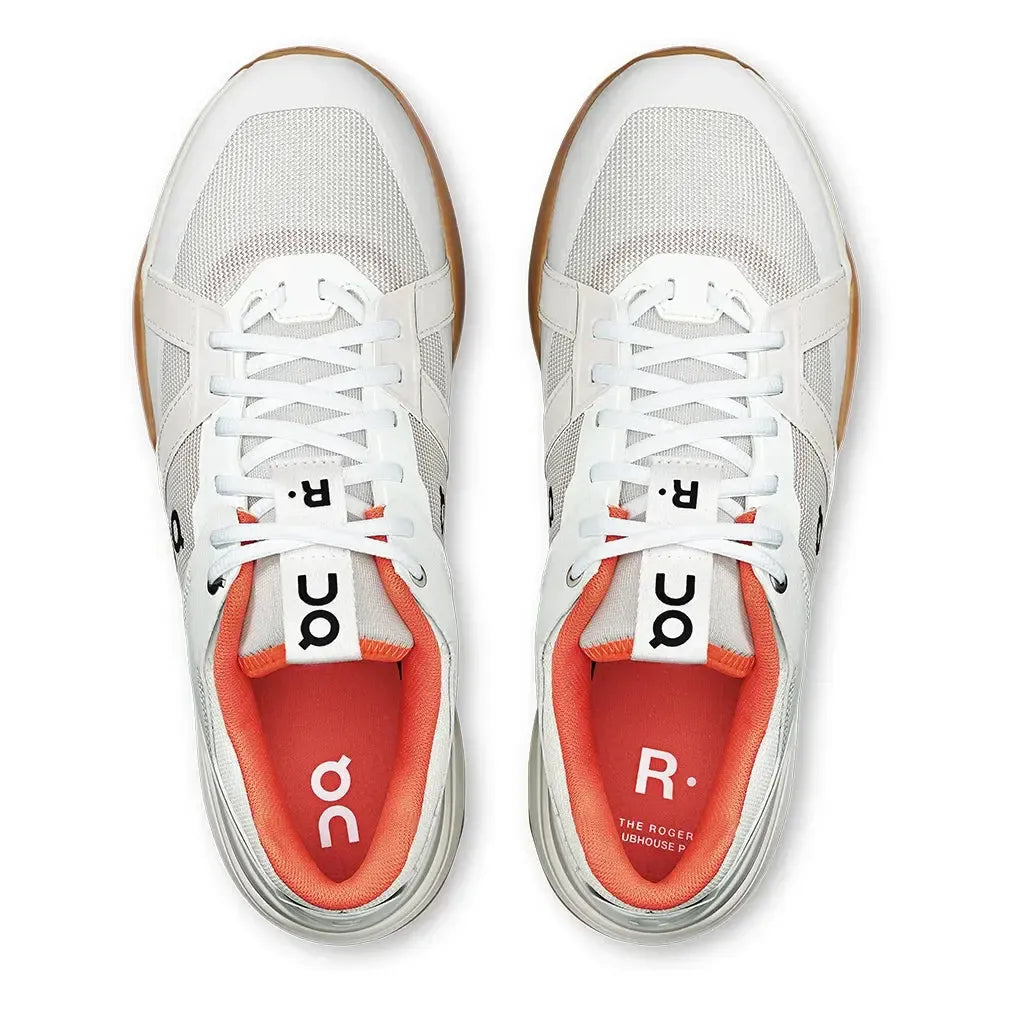 Men's THE ROGER Clubhouse Pro Tennis Shoes Ivory and Flame