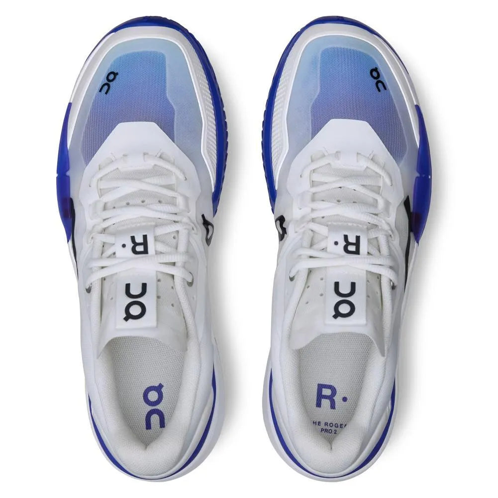 Men's THE ROGER Pro 2 Tennis Shoes White and Indigo – Tennis Express