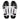 Men's Cloud 6 Shoes Black and White-Footwear-On-3MF10070299-66-Tennis Express