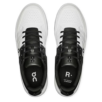 Men's THE ROGER Clubhouse Shoes White and Black-Footwear-On-, [current_file_name-Tennis Express