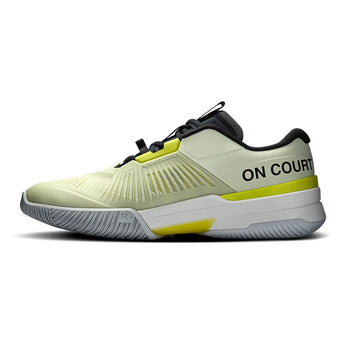 Men's THE ROGER Pro Fire Tennis Shoes Linen and Lime-Footwear-On-3MF30104744-2-Tennis Express