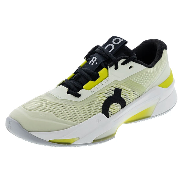 Men's THE ROGER Pro Fire Tennis Shoes Linen and Lime-Footwear-On-Linen/Lime-7, [current_file_name-Tennis Express