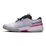 Men's CLAY Court THE ROGER Pro Fire Tennis Shoes Thistle and Pink,Footwear,On,,,Tennis Express,3MF30824757-2