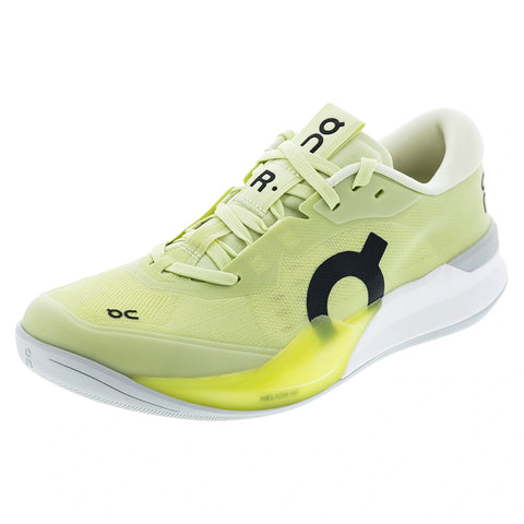 Men's THE ROGER Pro 3 Tennis Shoes Linen and Lime,Footwear,On,Linen/Lime,7,Tennis Express,3MG10364744copy