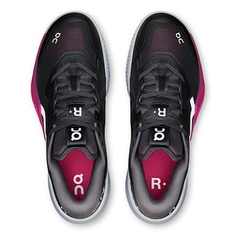 Men's CLAY Court THE ROGER Pro 3 Tennis Shoes Black and Pink,Footwear,On,,,Tennis Express,3MG10802890-3