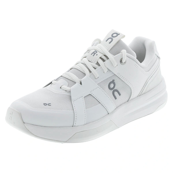 Men's THE ROGER Clubhouse Pro 2 Tennis Shoes White and Ivory,Footwear,On,White/Ivory,7,Tennis Express,3MG30070924-F26copy