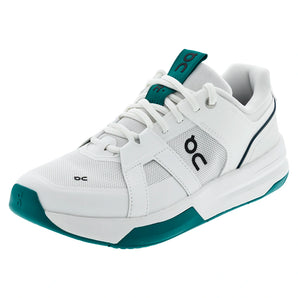 Men's THE ROGER Clubhouse Pro 2 Tennis Shoes White and Neem,Footwear,On,White/Neem,7,Tennis Express,3MG30075294-F26copy