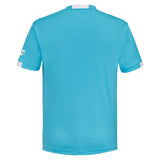 Men's Crew Neck Tennis Top Cyan Blue-Apparel-Babolat-, [current_file_name-Tennis Express