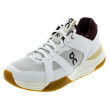 Women's THE ROGER Clubhouse Pro Tennis Shoes White and Ivory,Footwear,On,White/Ivory,5,Tennis Express,3WD30050924copy