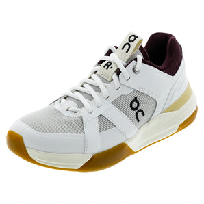 Women's THE ROGER Clubhouse Pro Tennis Shoes White and Ivory,Footwear,On,White/Ivory,5,Tennis Express,3WD30050924copy