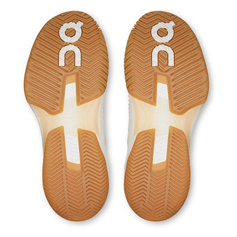 Women's THE ROGER Pro Fire Tennis Shoes Ivory and Sand-Footwear-On-, [current_file_name-Tennis Express