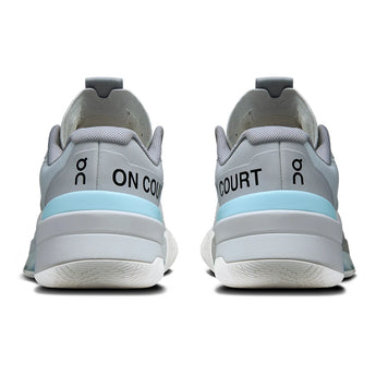 Women's THE ROGER Pro Fire Tennis Shoes Silver and White,Footwear,On,,,Tennis Express,3WF30032119-4