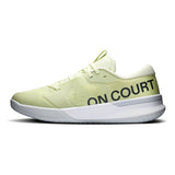 Women's THE ROGER Pro 3 Tennis Shoes Linen and Lime,Footwear,On,,,Tennis Express,3WG10364744-2