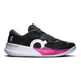 Women's CLAY Court THE ROGER Pro 3 Tennis Shoes Black and Pink,Footwear,On,,,Tennis Express,3WG10732890-0