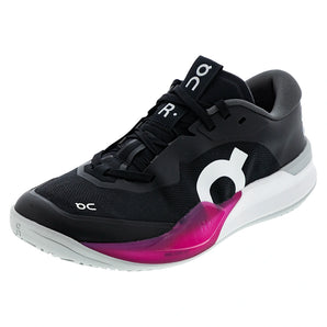 Women's CLAY Court THE ROGER Pro 3 Tennis Shoes Black and Pink,Footwear,On,Black/Pink,5,Tennis Express,3WG10732890copy