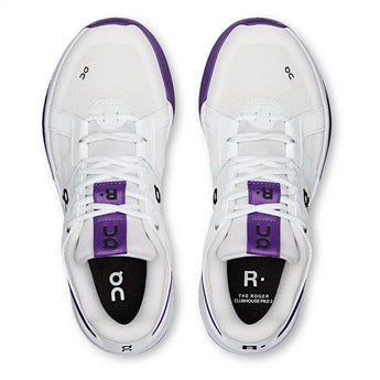 Women's THE ROGER Clubhouse Pro 2 Tennis Shoes White and Amethyst,Footwear,On,,,Tennis Express,3WG30056037-F26-3