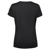 Women's Play Cap Sleeve Tennis Top-Apparel-Babolat-3WP2011-Black3-Tennis Express