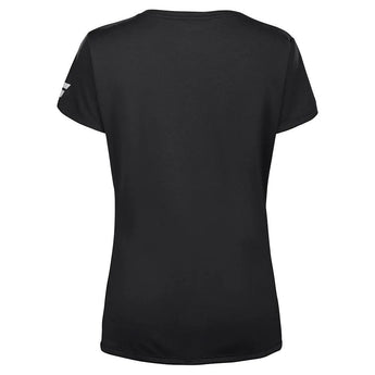 Women's Play Cap Sleeve Tennis Top-Apparel-Babolat-3WP2011-Black3-Tennis Express