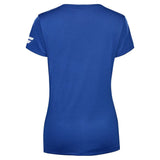 Women's Play Cap Sleeve Tennis Top-Apparel-Babolat-3WP2011-Blue1-Tennis Express