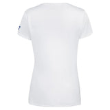 Women's Play Cap Sleeve Tennis Top-Apparel-Babolat-3WP2011-White-Tennis Express